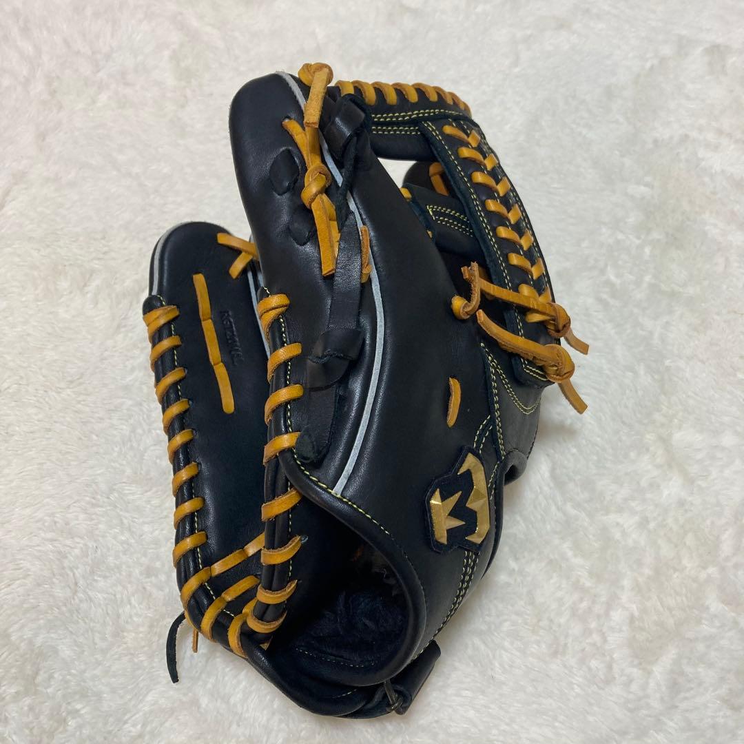 極美品　ミツワタイガー　軟式グローブ　左利き　オールラウンド