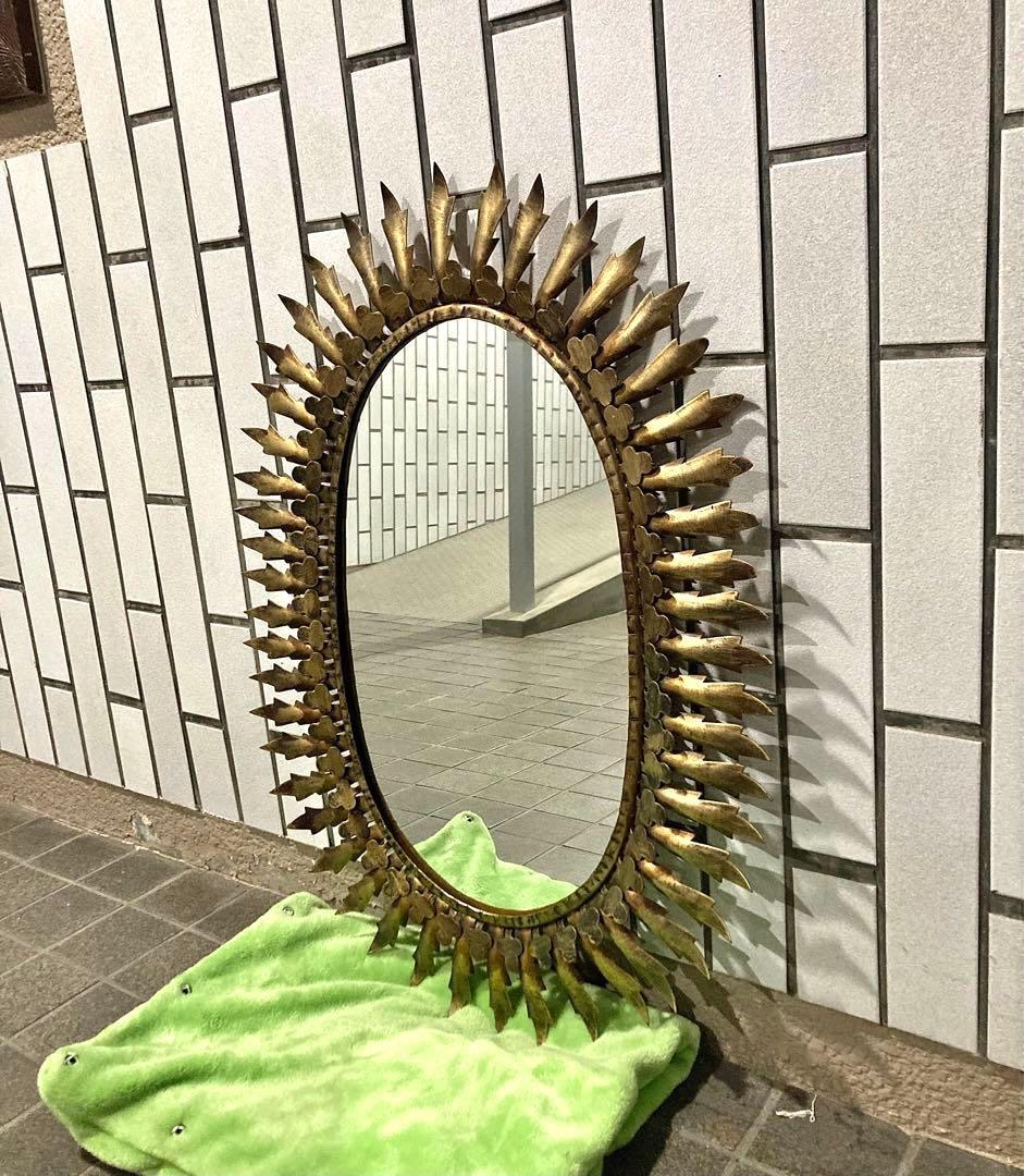 フランス製 サンバースト ミラー アンティーク sunburst mirror