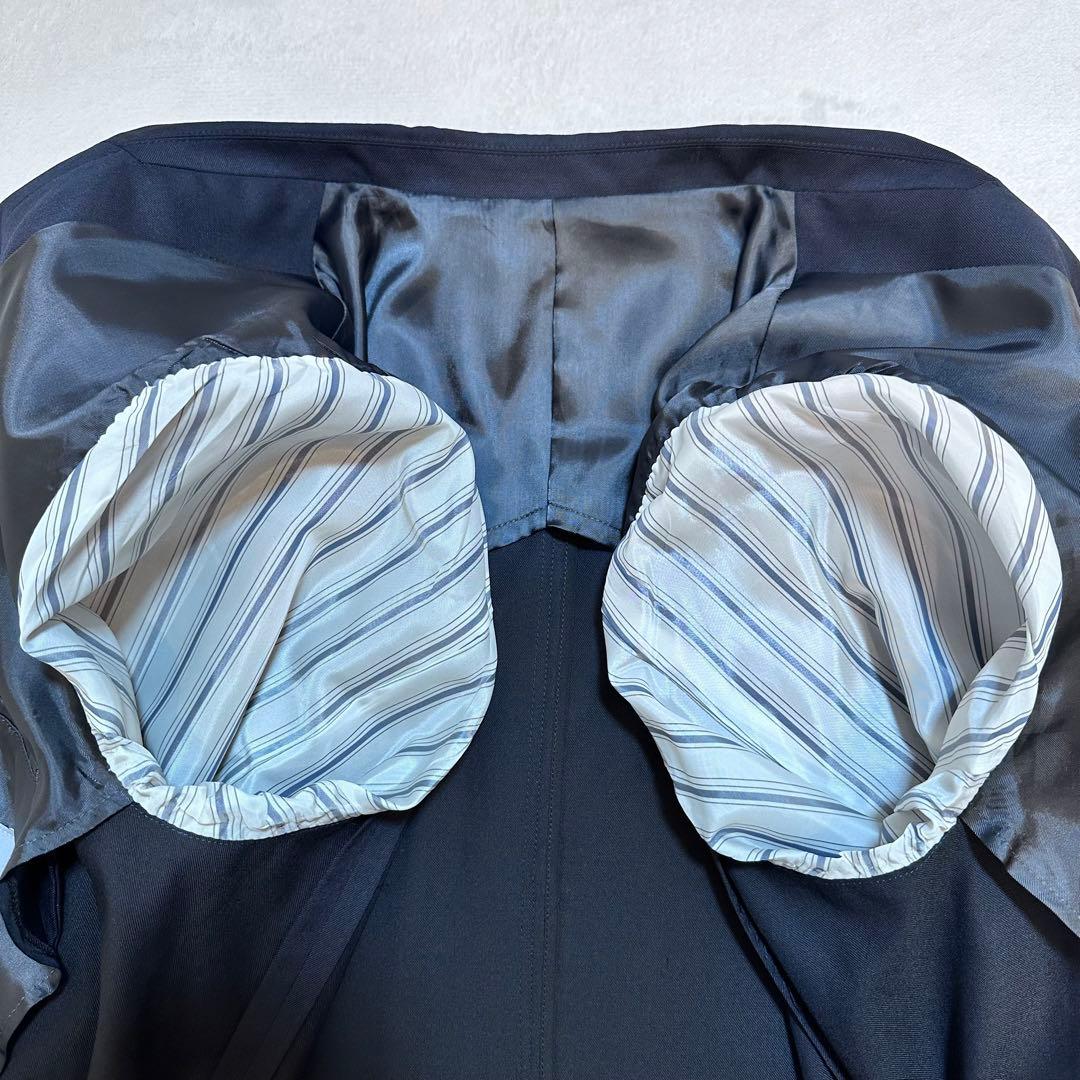 極美品✨マッキントッシュフィロソフィー セットアップ ウールスラックス 紺 6