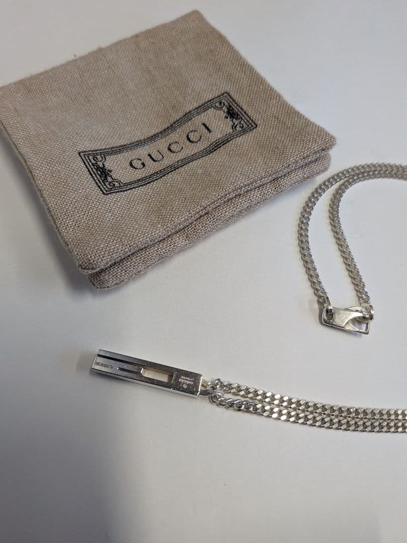 GUCCI シルバー925 チェーンネックレス