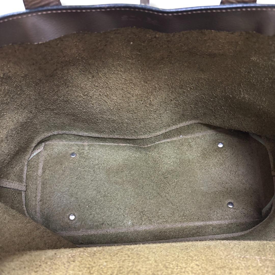 SOMES SADDLE トートバッグ レザー 革 本革 オリーブ カーキ