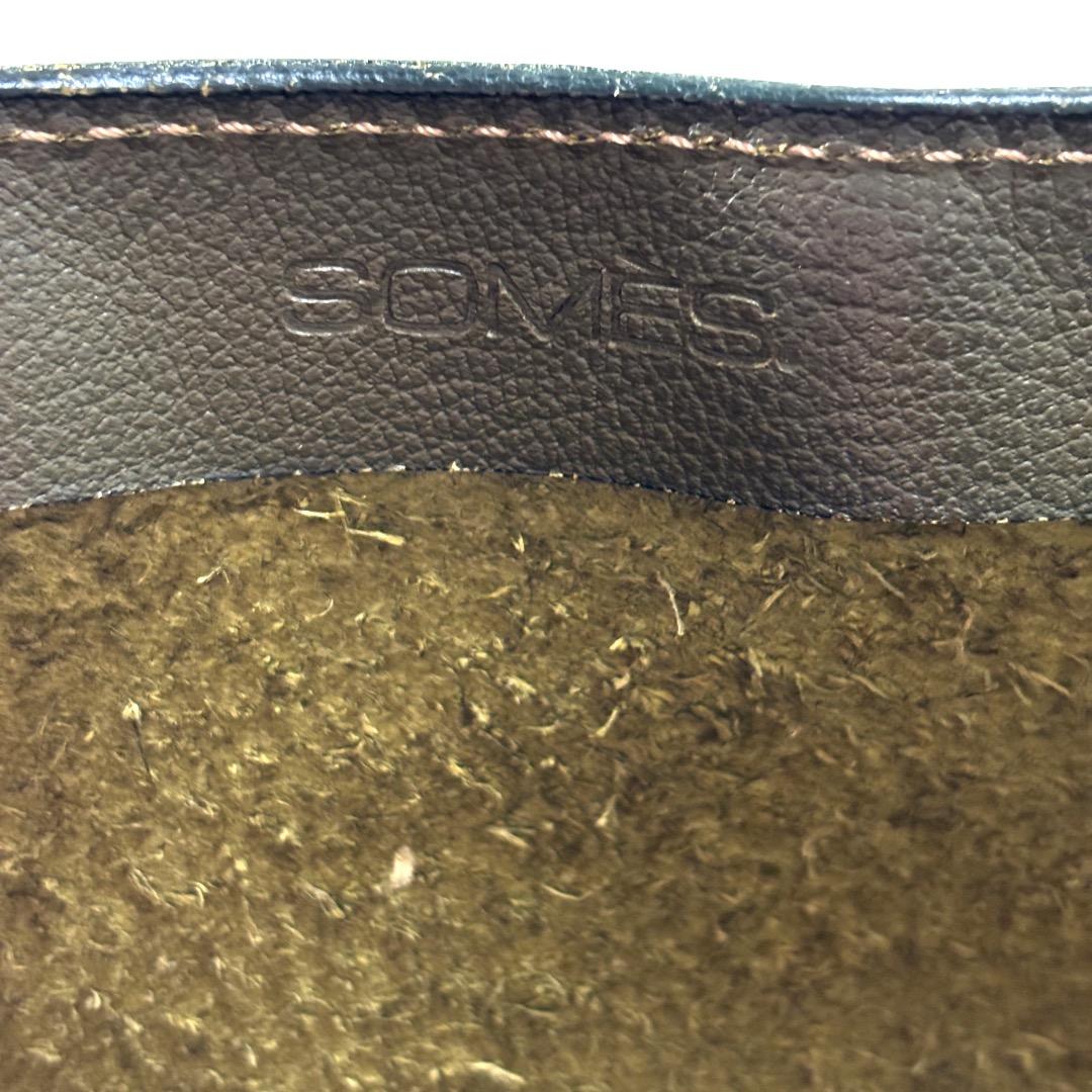SOMES SADDLE トートバッグ レザー 革 本革 オリーブ カーキ