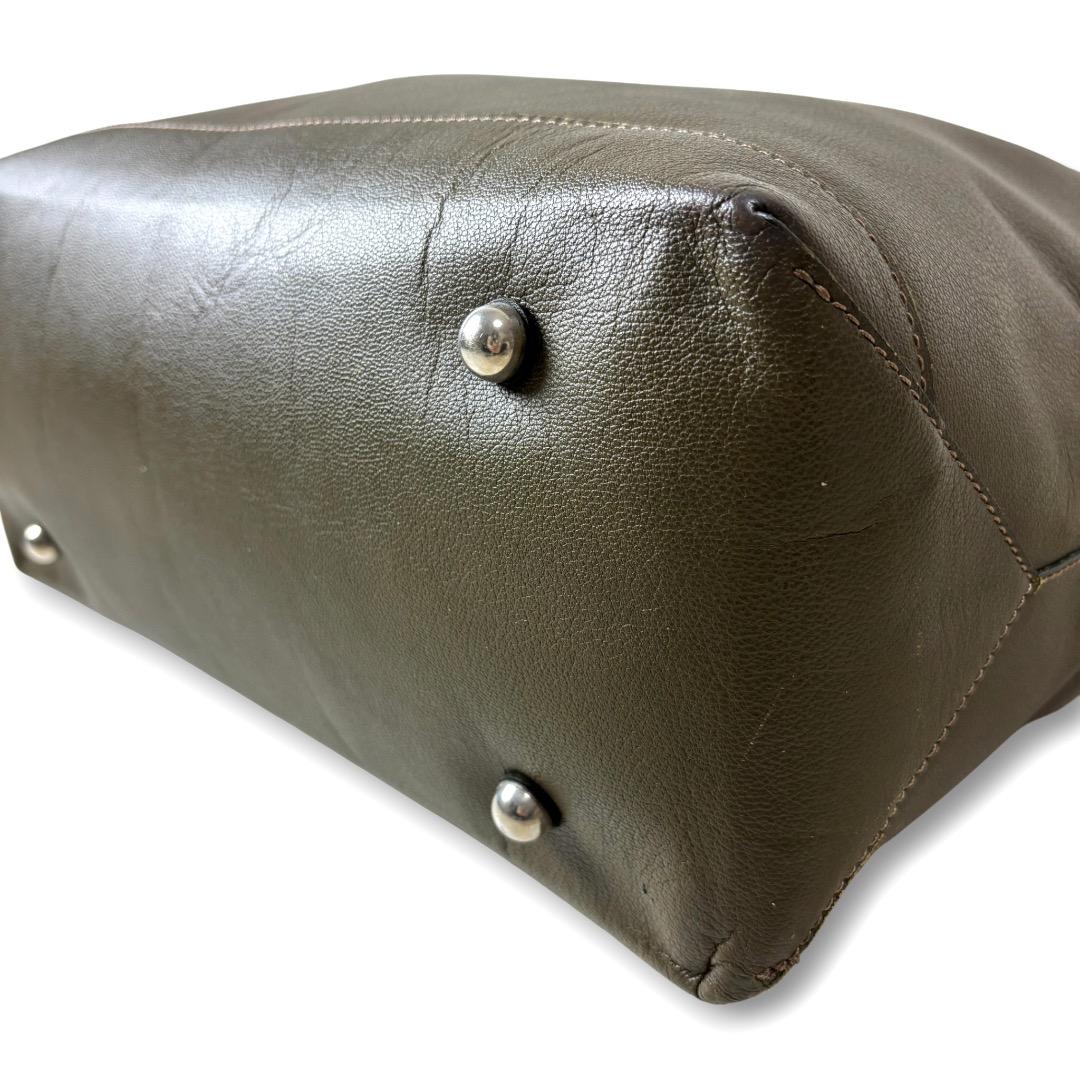 SOMES SADDLE トートバッグ レザー 革 本革 オリーブ カーキ