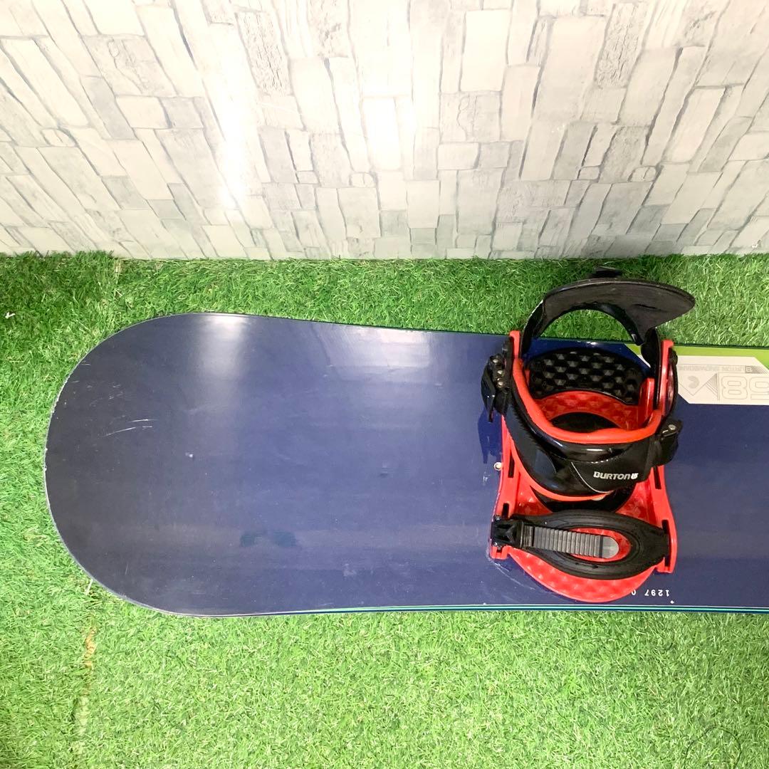 良品 BURTON CUSTOM スノーボード ビンディング2点 158cm