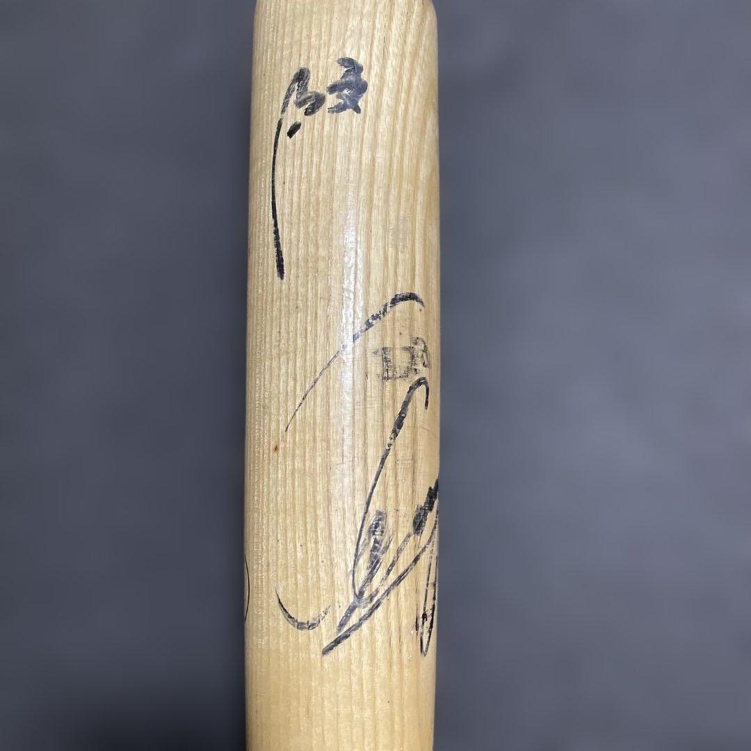 DESCENTE 阪神新庄剛志　実使用直筆サイン入りバット SHINJO