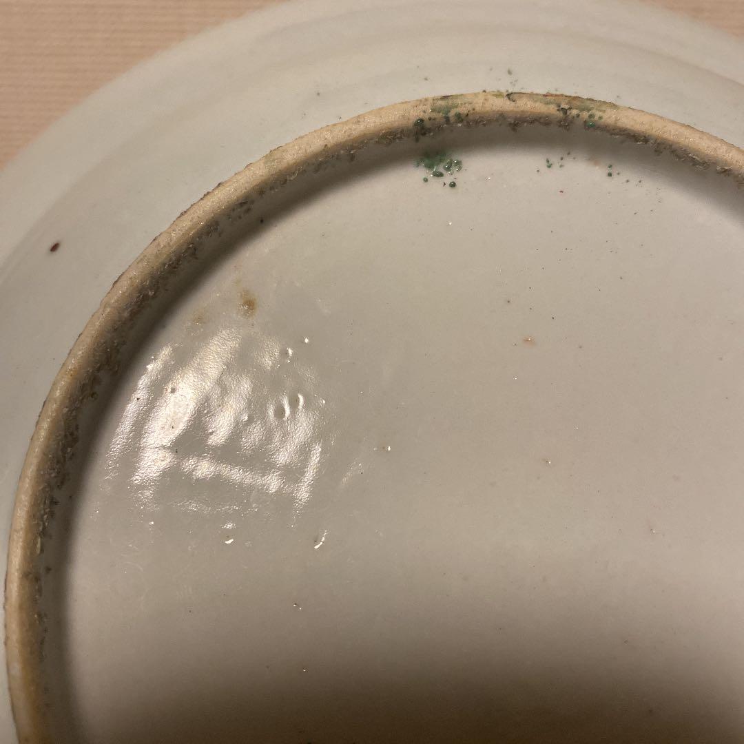 古い中国清朝の輸出広彩用皿