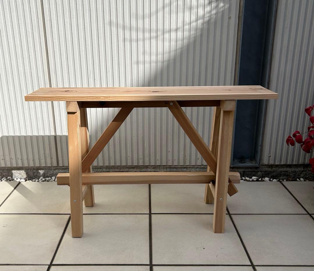 屋台椅子　- 松山・屋台椅子 - 2人掛けベンチ　味あり