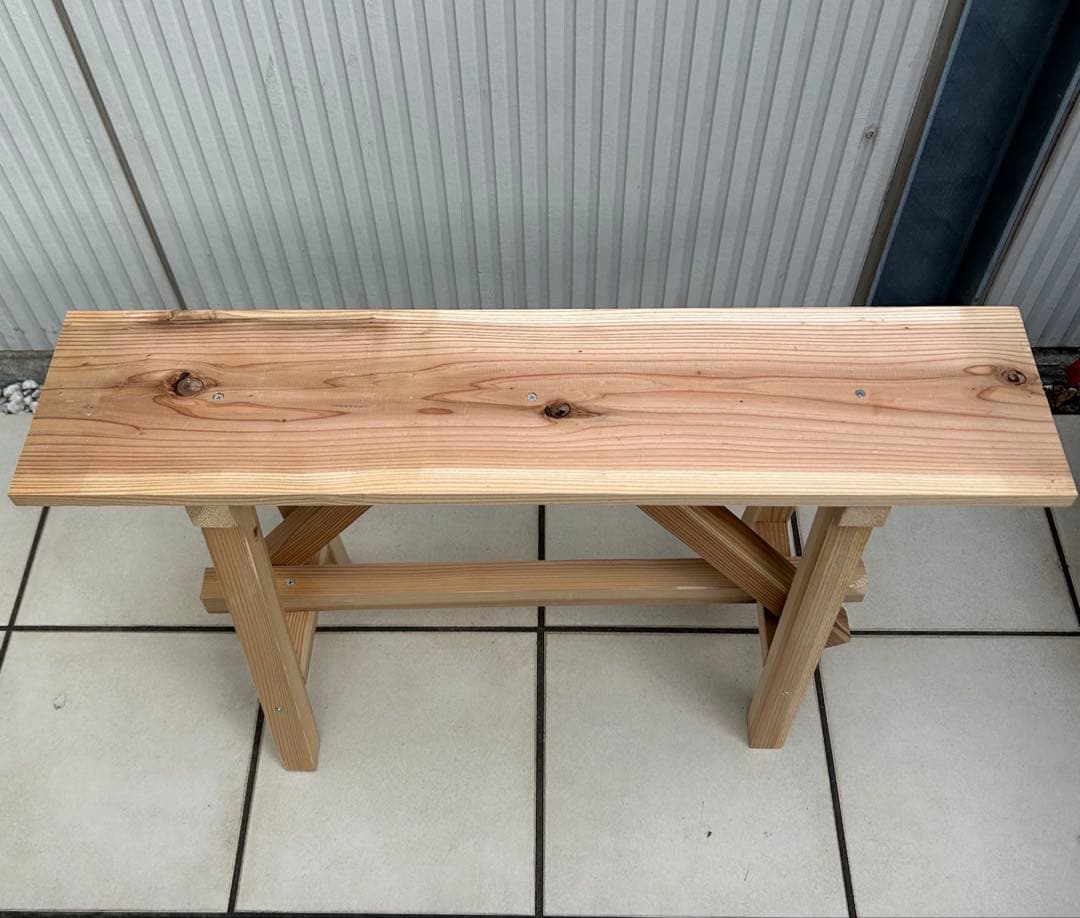 屋台椅子　- 松山・屋台椅子 - 2人掛けベンチ　味あり