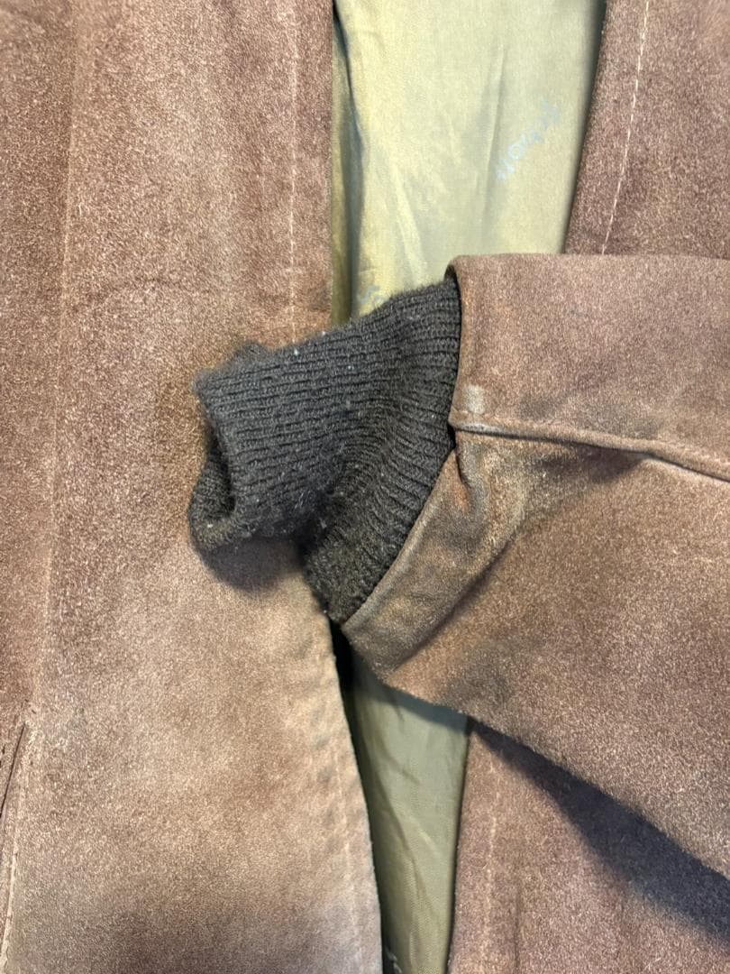USA製 ショット Schott Suede Jacket MA-1 36