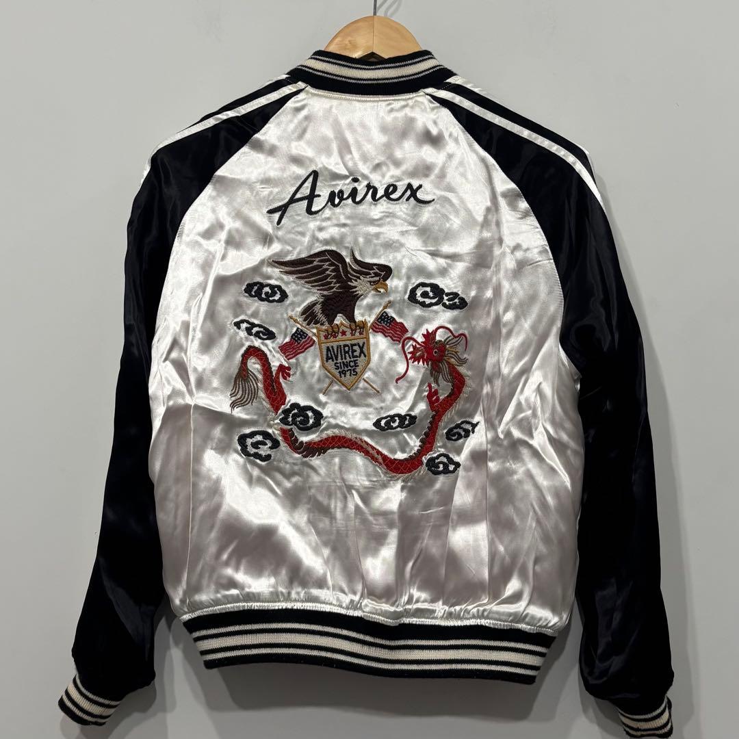 AVIREX 75th BOMB SQUADRON リバーシブル スカジャン