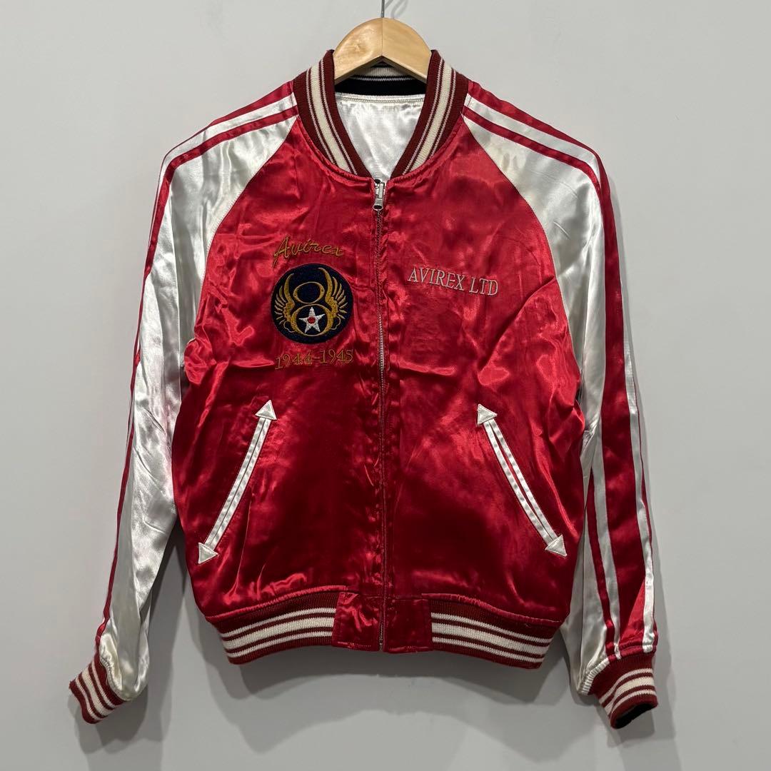 AVIREX 75th BOMB SQUADRON リバーシブル スカジャン