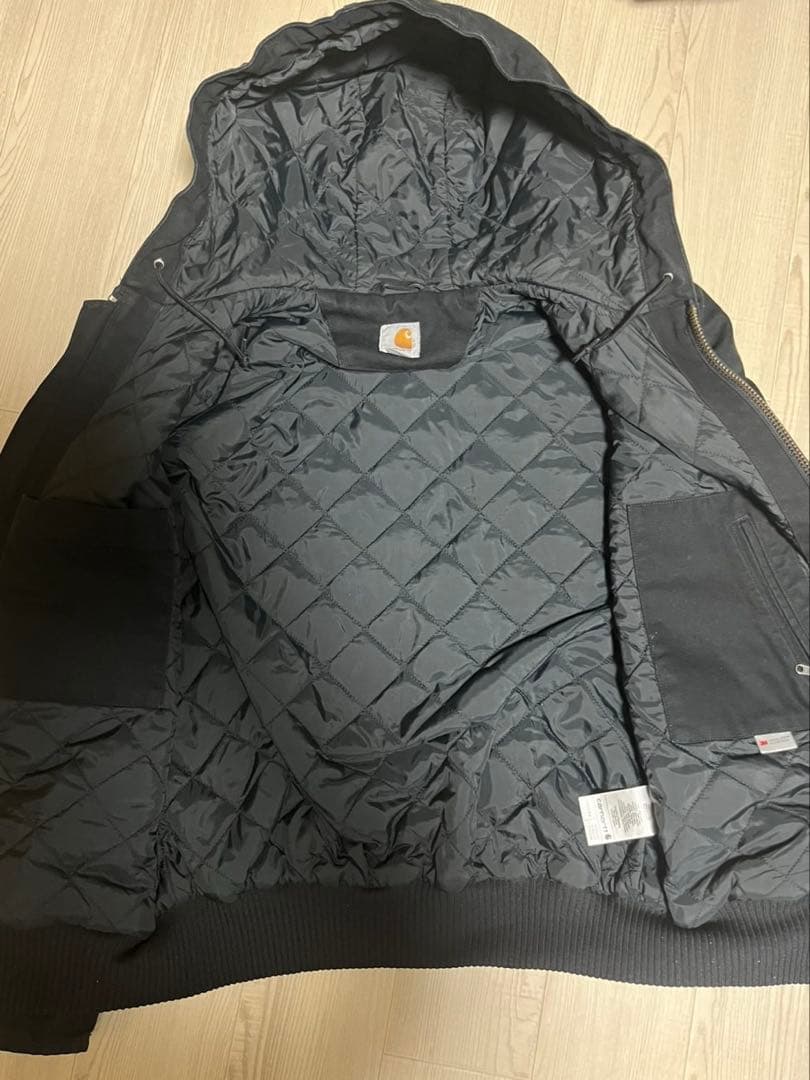 Carhartt アクティブジャケット ダック地 フルジップ 防寒 M