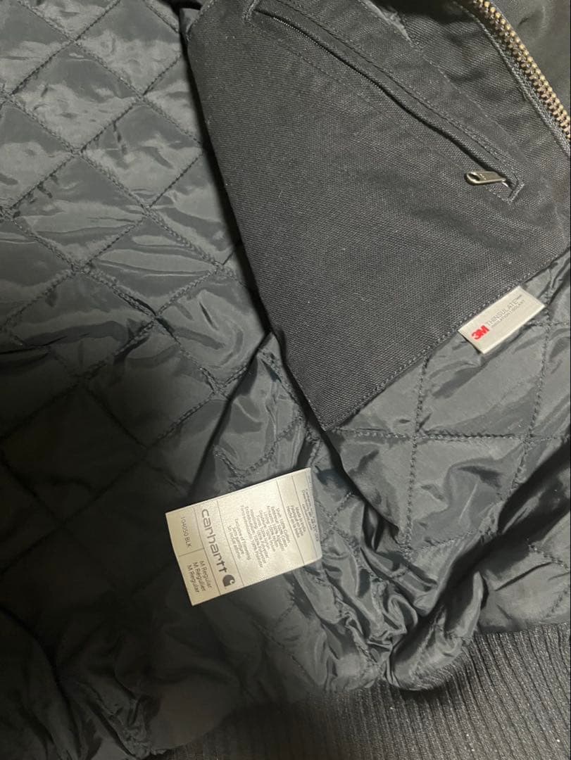 Carhartt アクティブジャケット ダック地 フルジップ 防寒 M