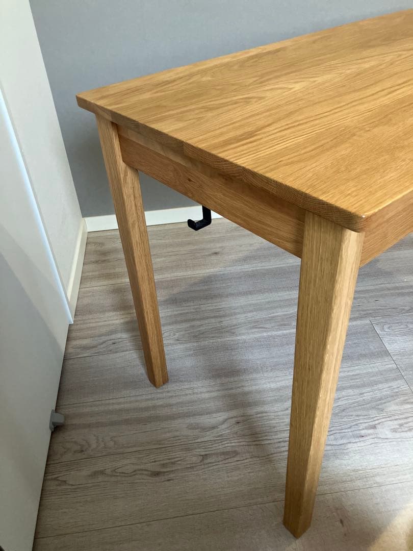 無印良品 木製デスク・オーク材（幅110cm）たのメル便送料込