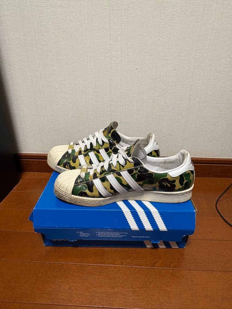 BAPE® × adidas “SUPERSTAR 80S”
