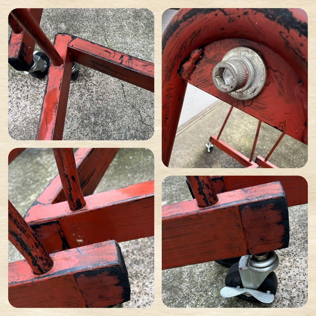 アンティーク風店舗ディスプレイラック2個