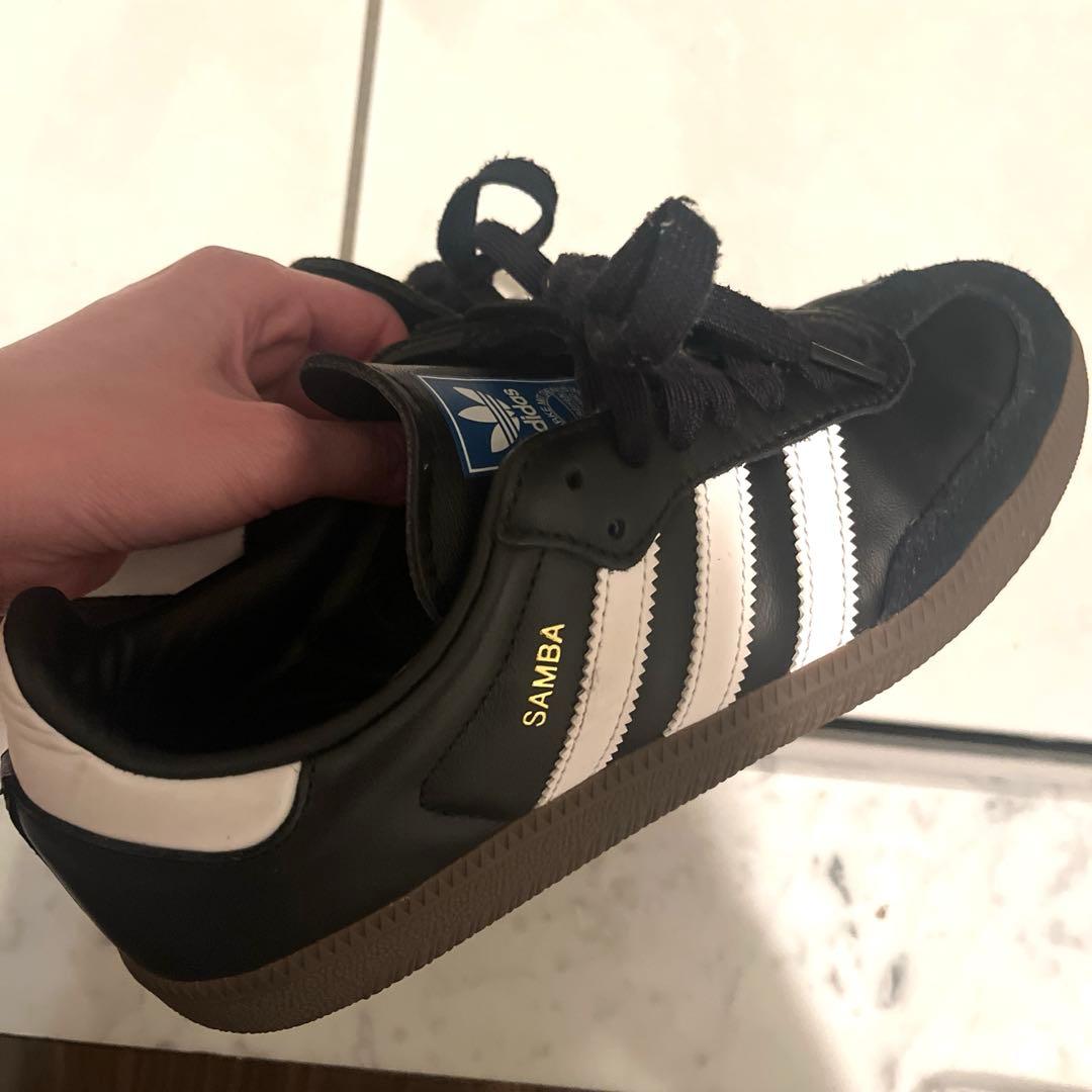 adidas samba ブラック 24.0cm スニーカー