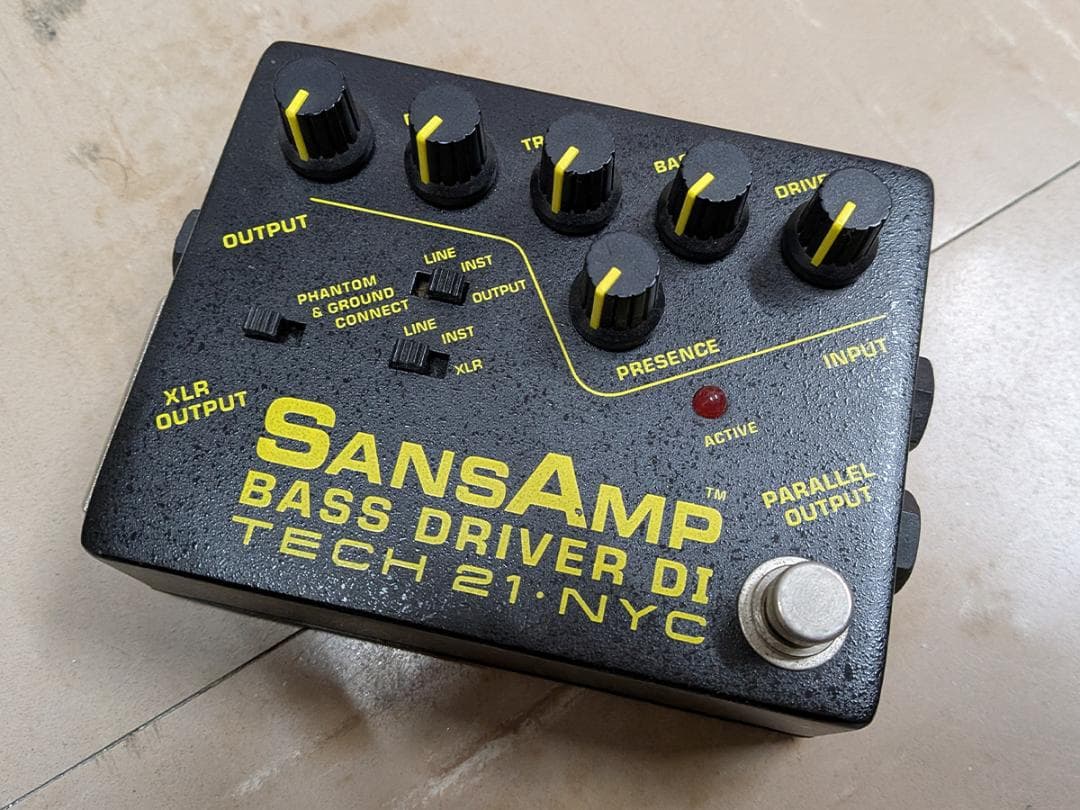 Tech21 SansAmp Bass D DI Ver.1 完動品