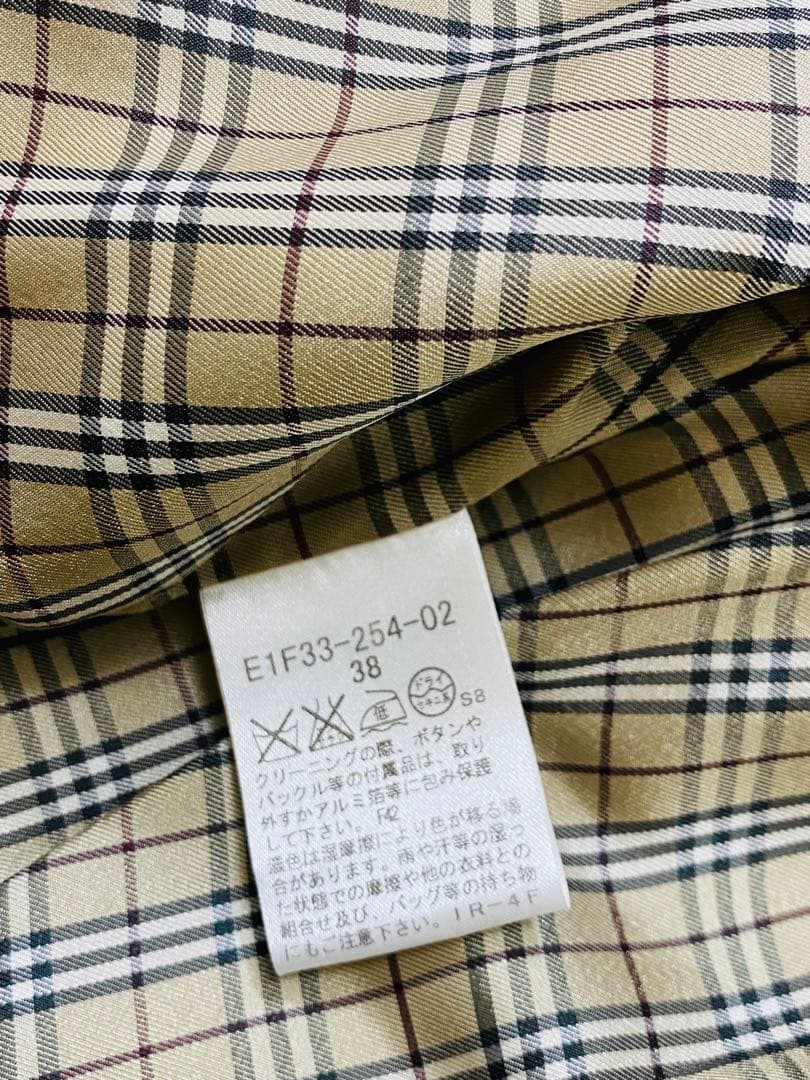 BURBERRY BLUE LABEL ノバチェック ダッフルコート