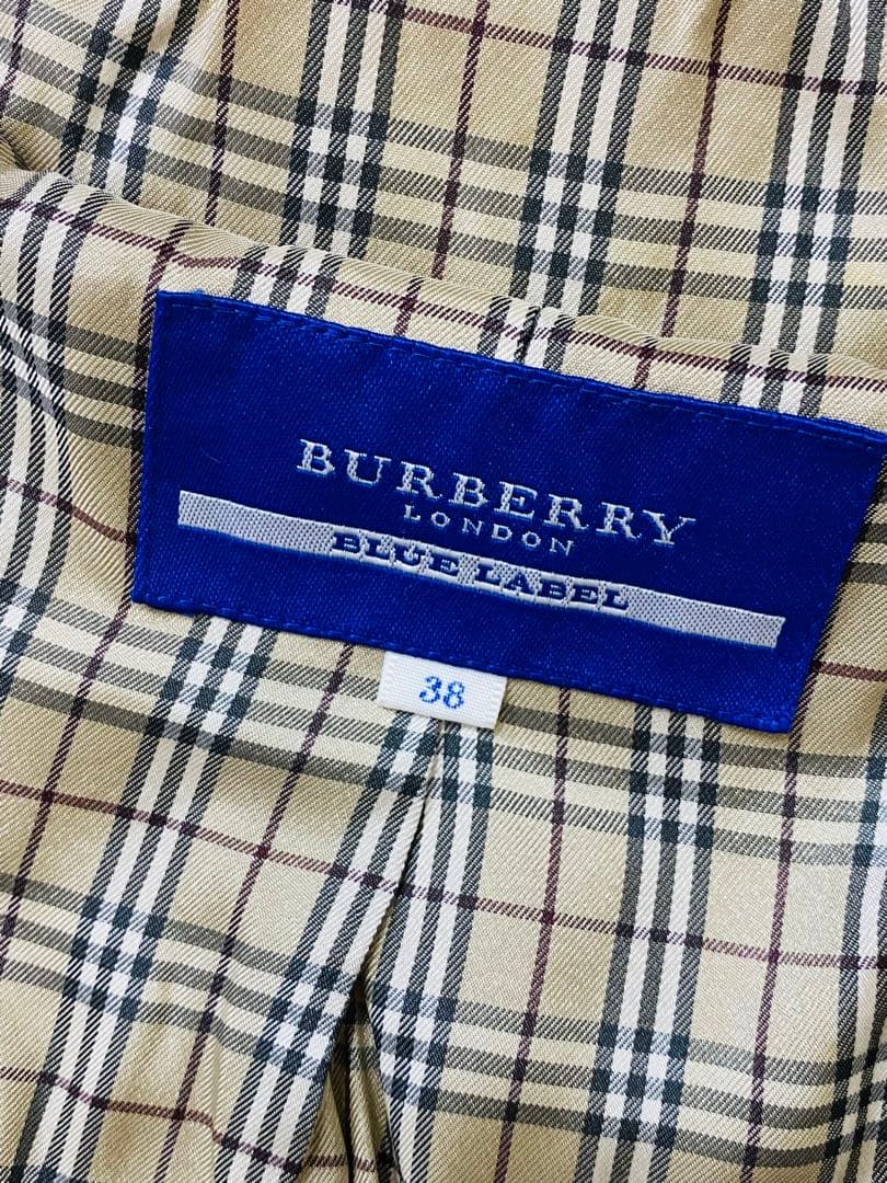 BURBERRY BLUE LABEL ノバチェック ダッフルコート