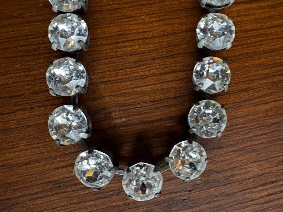 ❺ 戦前ヴィンテージ ✨ ペーストストーンネックレス　アールデコ〜戦中初期