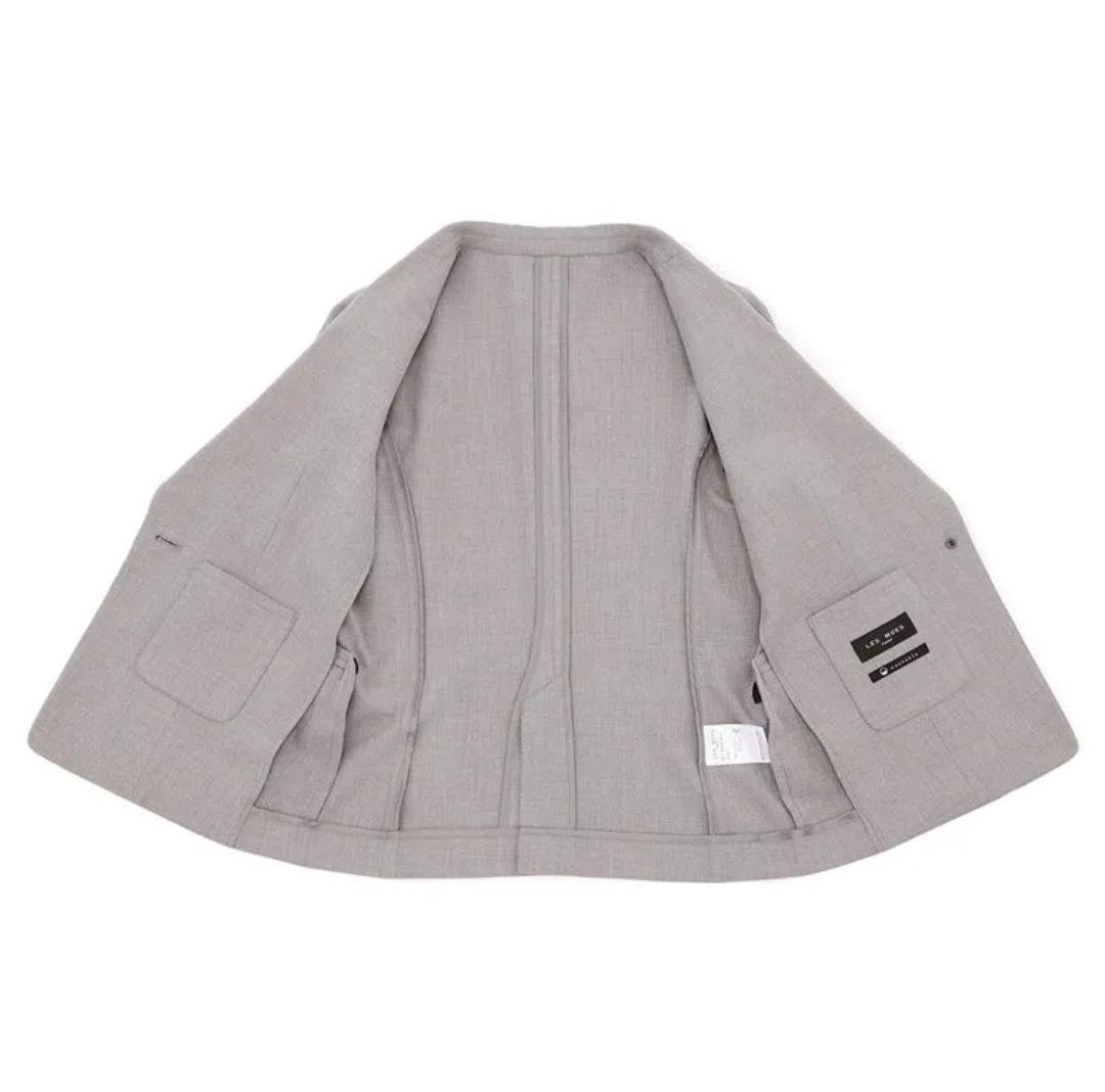 洗える Les Mues セオa テーラードジャケット&クロップドパンツ セット