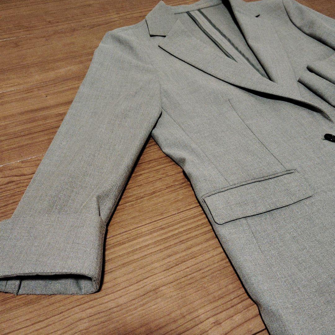 洗える Les Mues セオa テーラードジャケット&クロップドパンツ セット