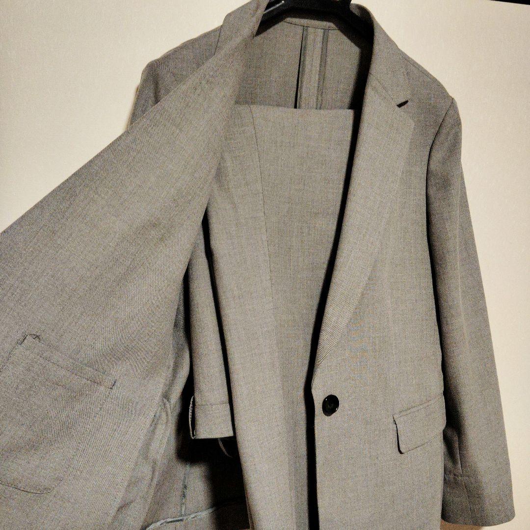 洗える Les Mues セオa テーラードジャケット&クロップドパンツ セット