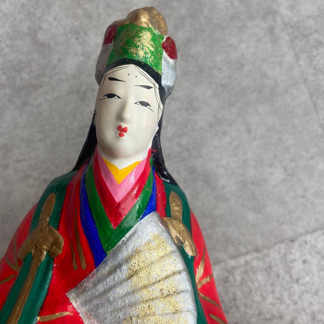 三次土雛　お雛様　雛人形　伝統工芸品　三次人形窯元　無形文化財　レトロ