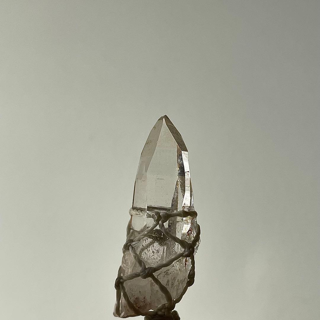 ヒマラヤ水晶 ガネッシュヒマール ＊ マクラメペンダント ネックレス ①