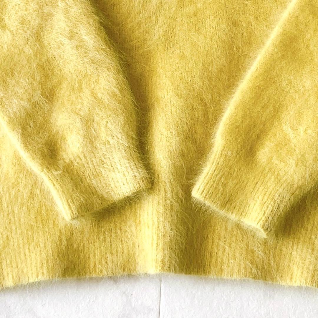 極美品☆プラージュ ふわふわ ファー Vネック スリットプルオーバー ゆったり