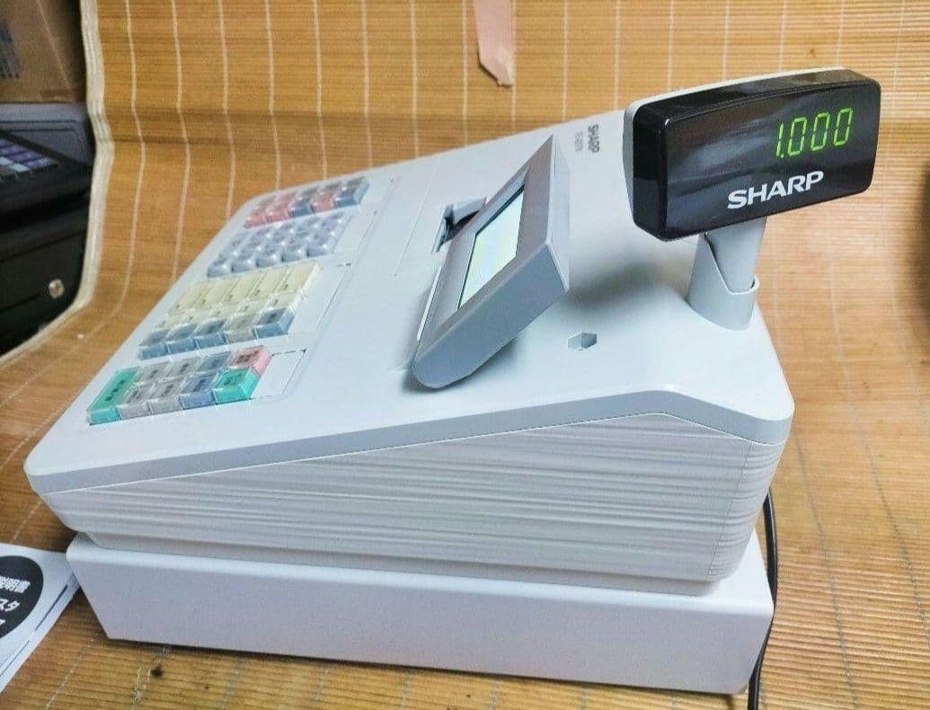 シャープレジスター　XE-A207w-wPC連携売上管理設定無料　384458