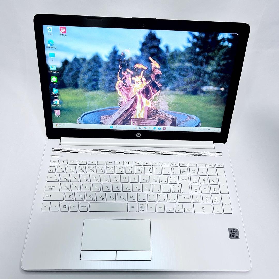 【レア白・美品】HP 250｜第10世代i5｜SSD｜DVD｜バッテリー超良好