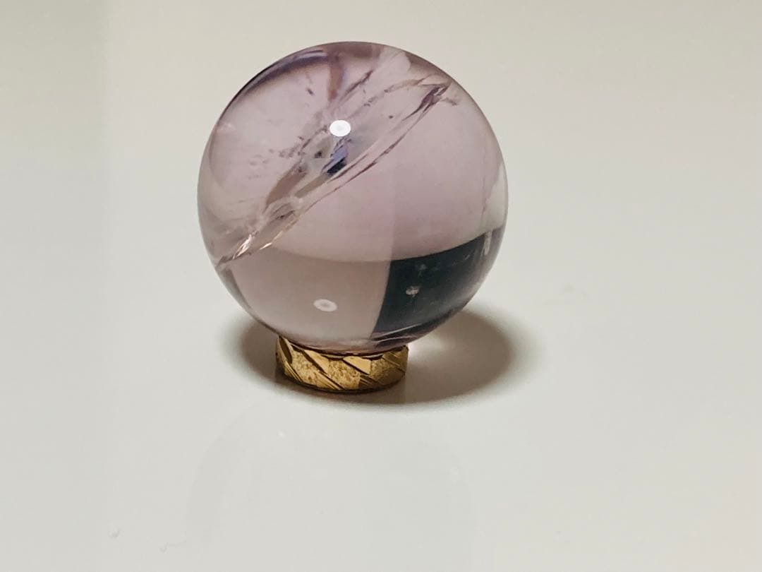 Cラベンダー ライトカラー アメジスト 紫水晶 アメシスト スフィア 丸玉 幸運