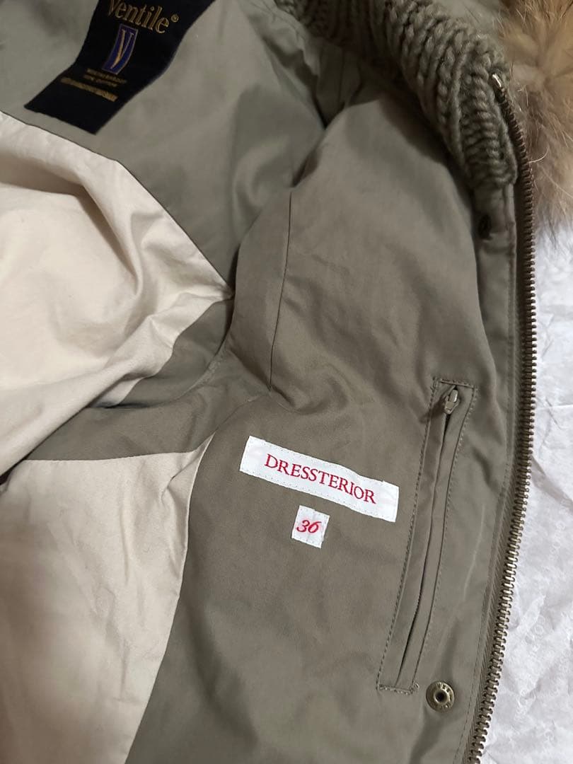 DRESSTERIOR ドレステリア Ventile 2way ダウンベスト