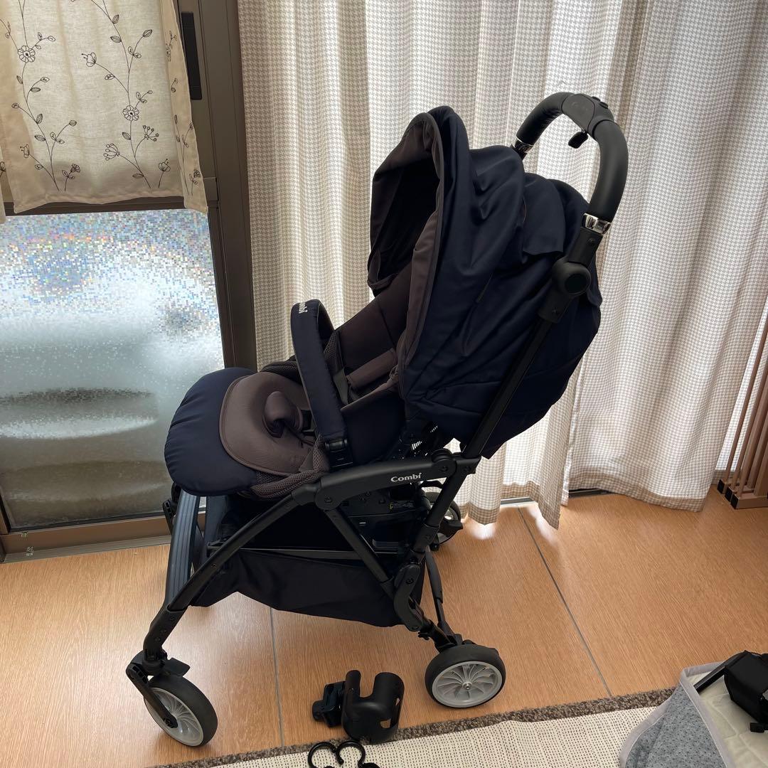 【美品】コンビ ベビーカー スゴカル minimo エッグショック DM