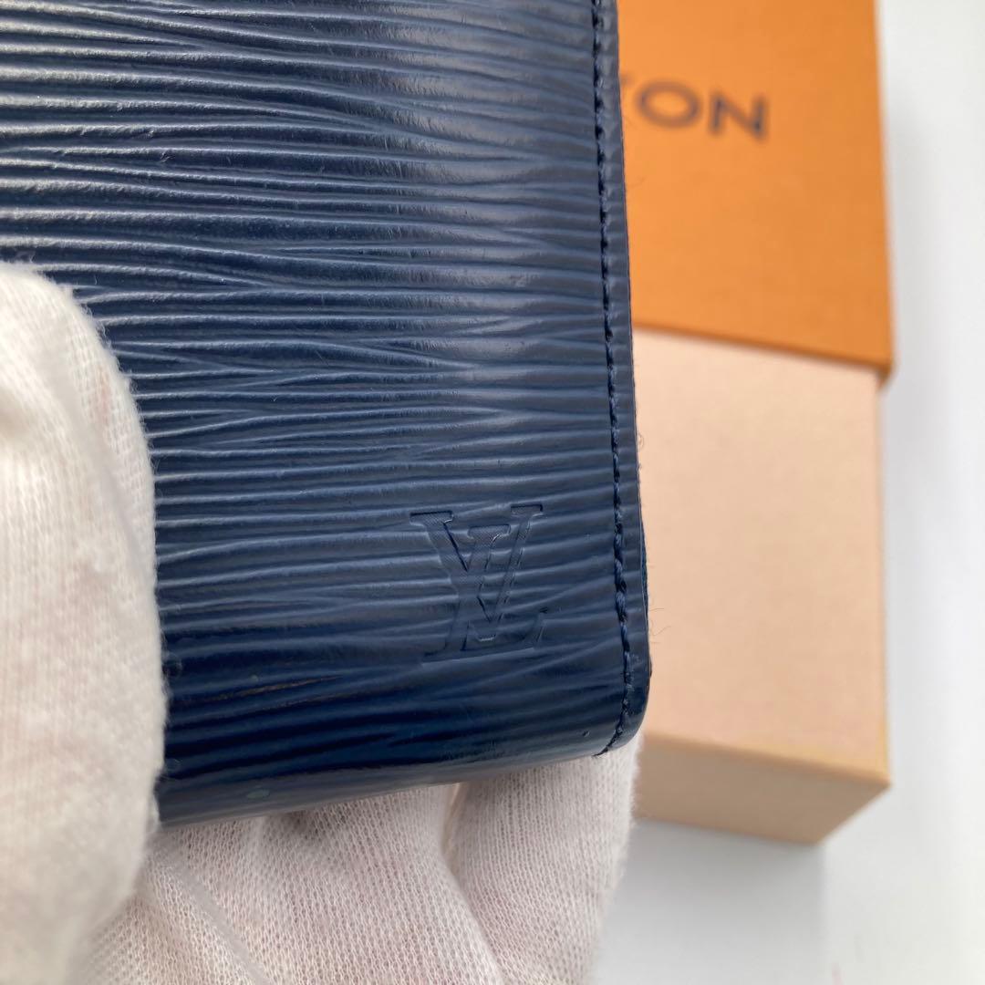 ！美品！　ルイヴィトン　ケース　エピ　ネイビー　12