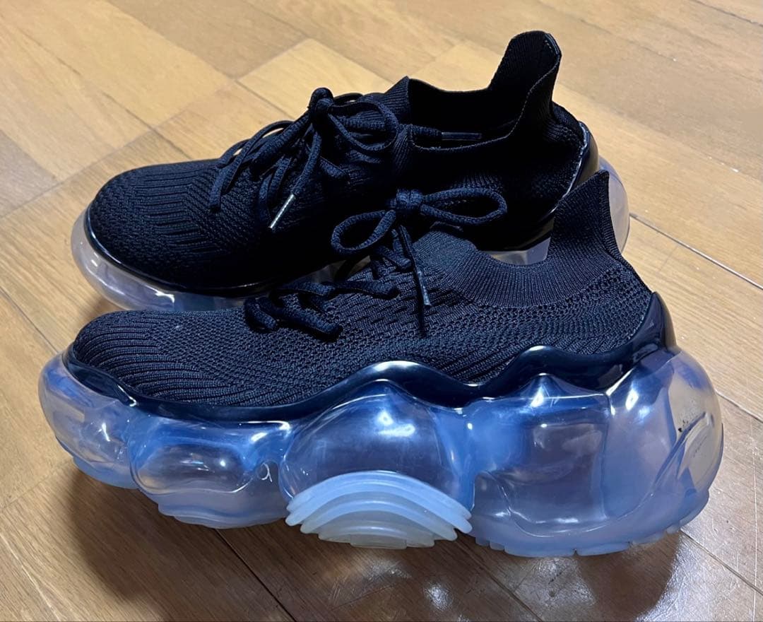 靴 grounds MOOPIE BLACK/ICE GRAY