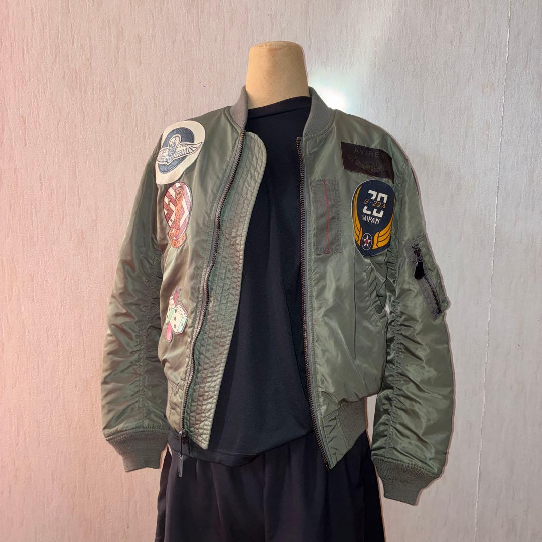 Avirex MA-1フライトジャケット オリーブグリーン