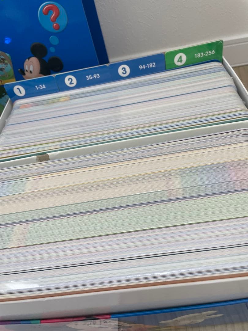 DWE ディズニー英語システム　トークアロング　Q&Aカードセット 625