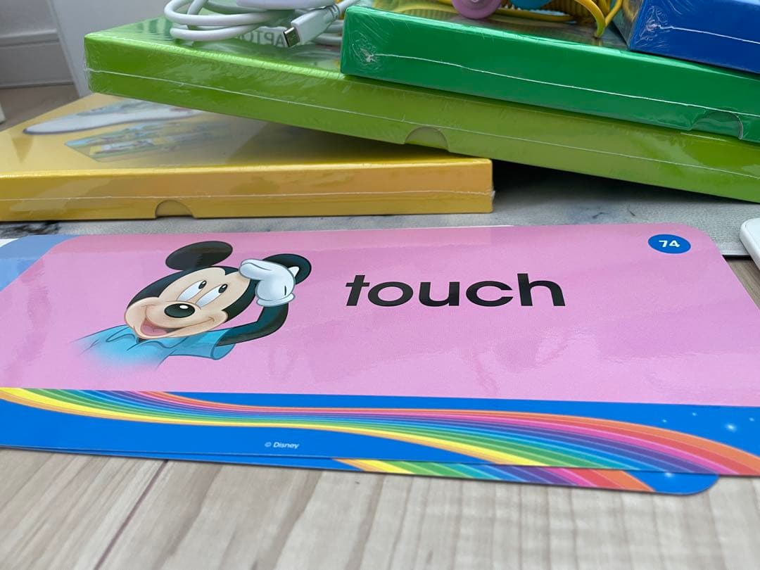 DWE ディズニー英語システム　トークアロング　Q&Aカードセット 625