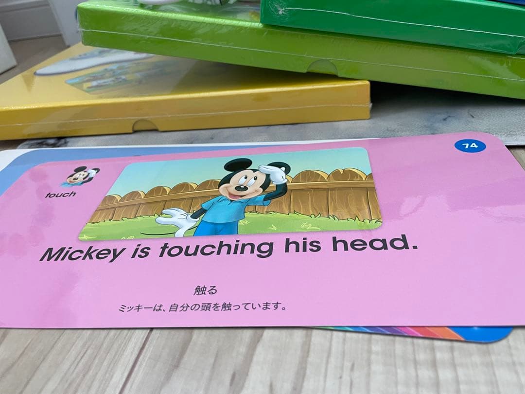 DWE ディズニー英語システム　トークアロング　Q&Aカードセット 625