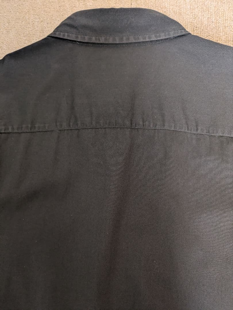 HELMUT LANG本人期 シャツ ブラック 52 ヘルムートラング