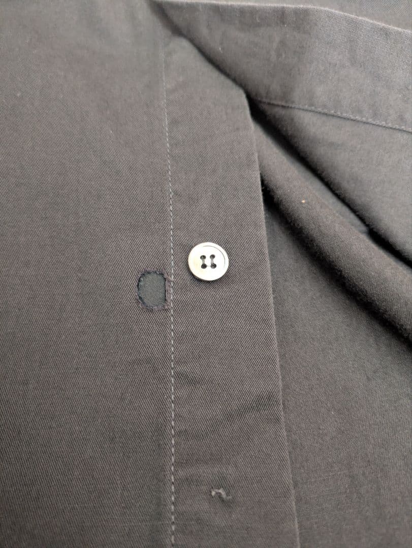 HELMUT LANG本人期 シャツ ブラック 52 ヘルムートラング