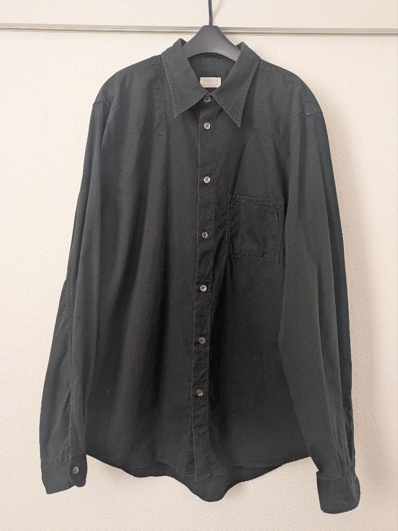 HELMUT LANG本人期 シャツ ブラック 52 ヘルムートラング