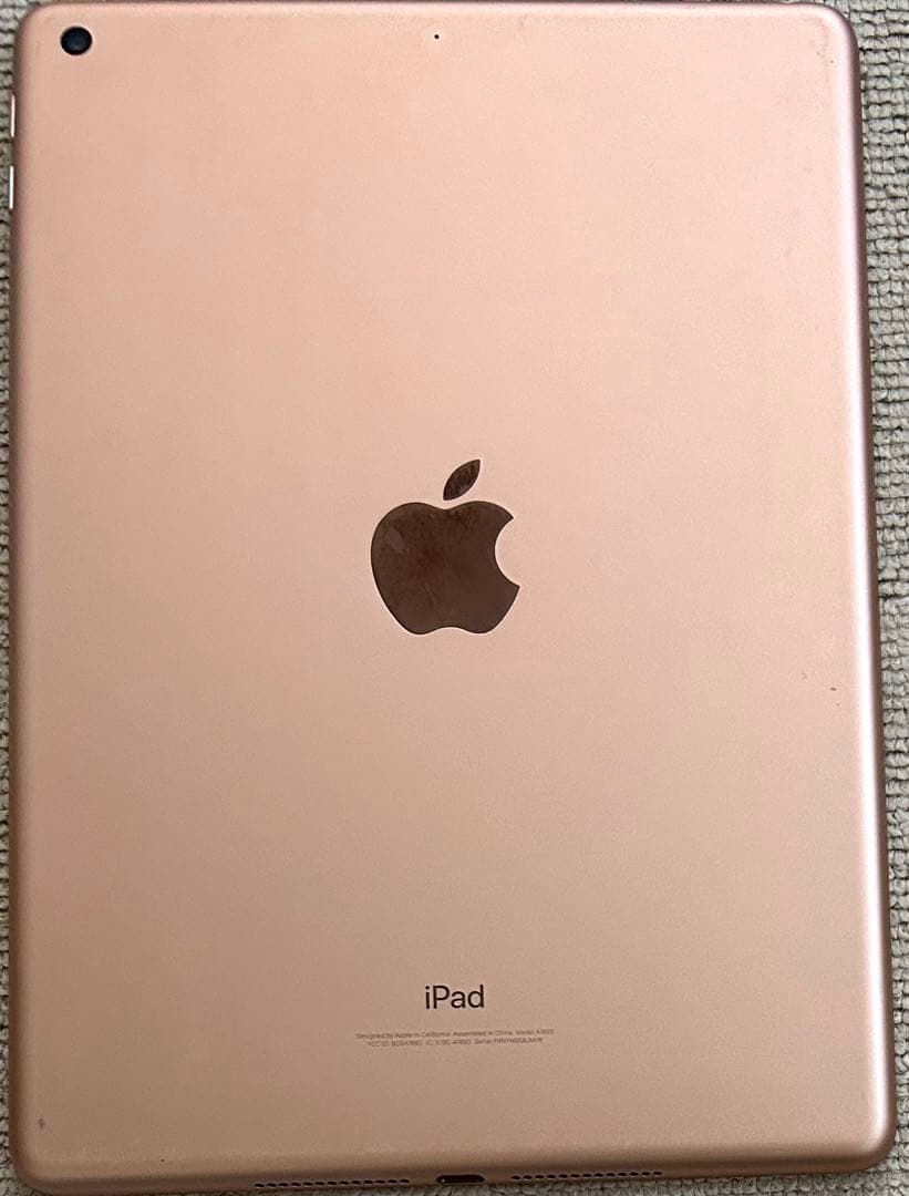 Apple アップル iPad 第6世代 ローズゴールド Wi-Fiモデル