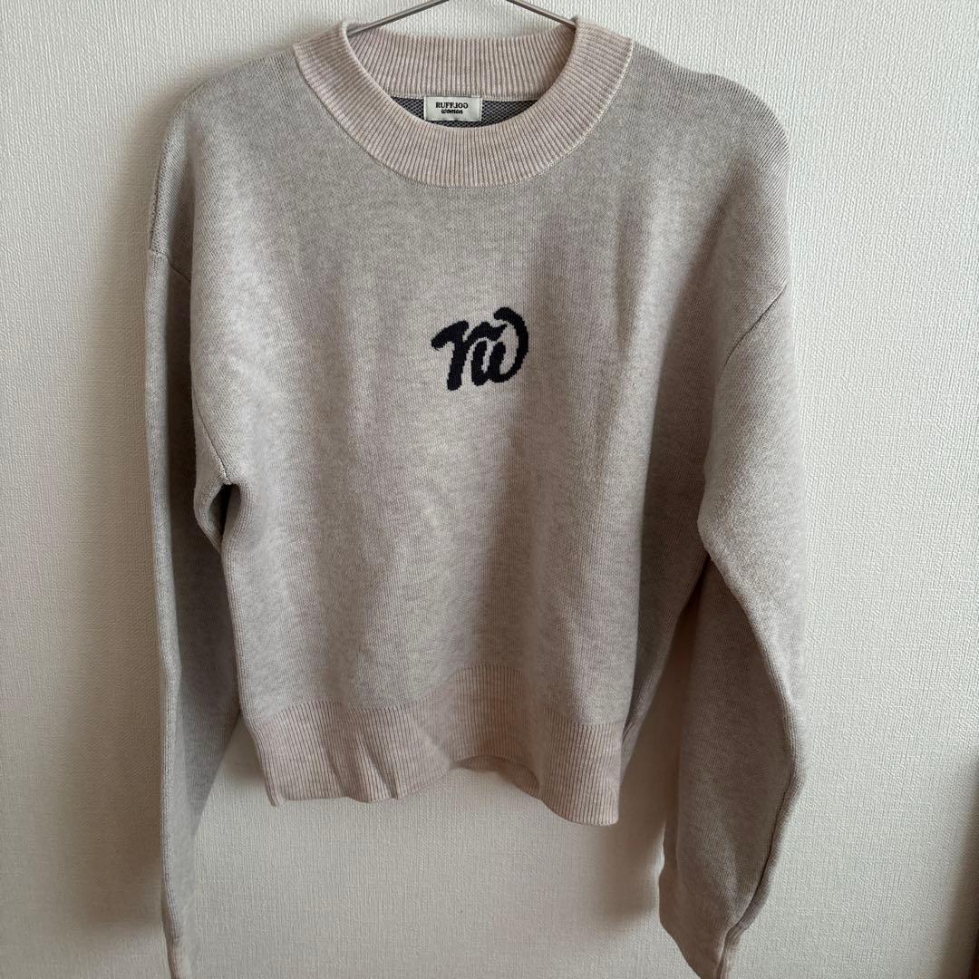 レディースウェア RUFFLOG RW JACQUARD KNIT BEIGE