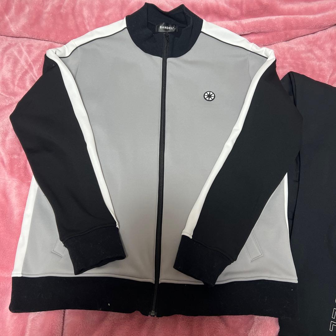 BANDELGOLFセットアップブラック／グレーXXL