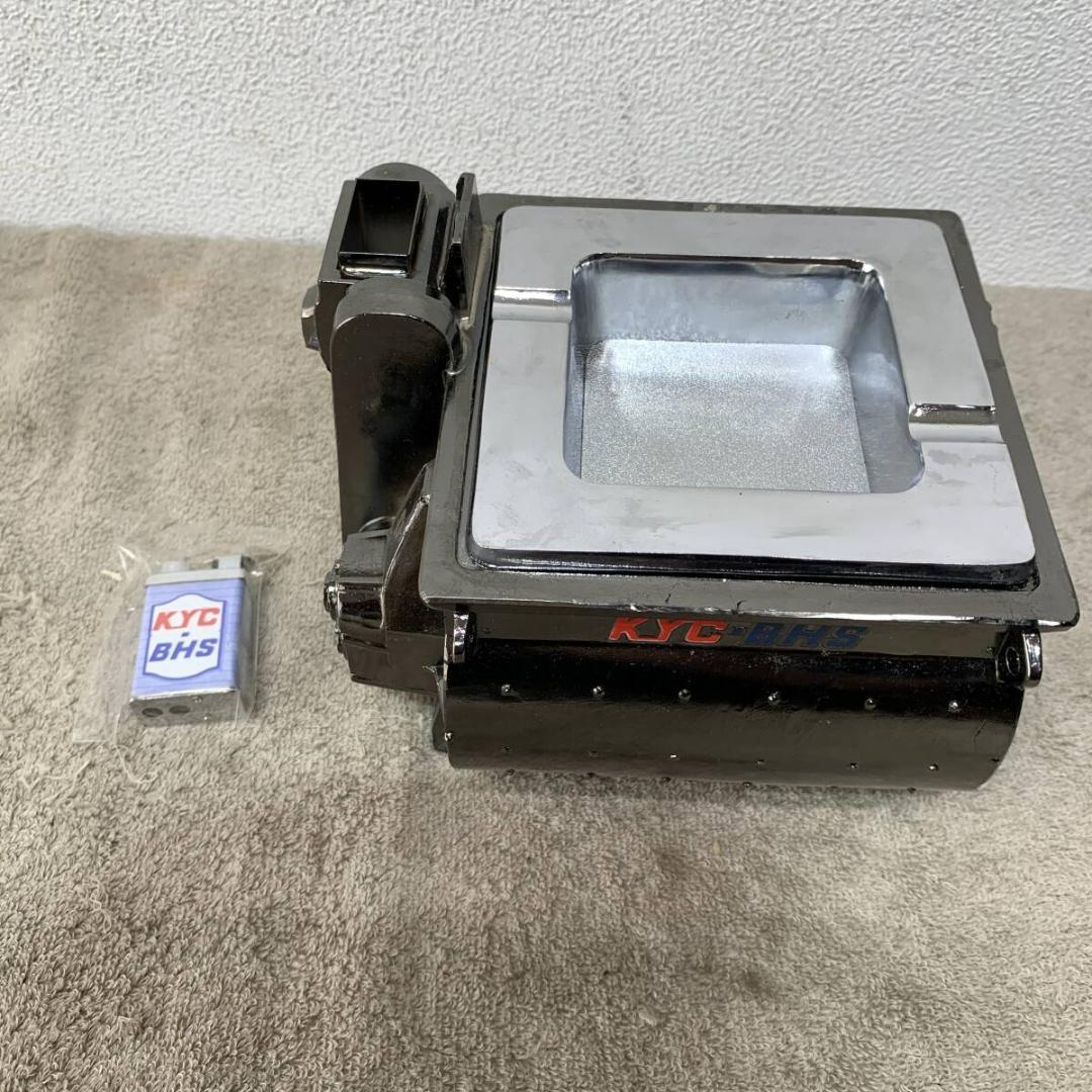 KYC-BHS 灰皿　小型　卓上　1000台達成記念品　ライター付きXZ3919