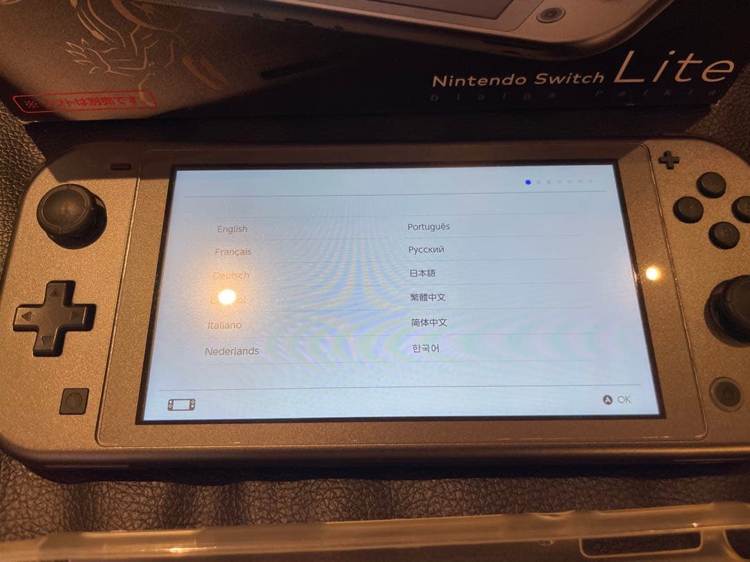 Nintendo Switch Lite 本体　パルキア　ディアルガ　ポケモン